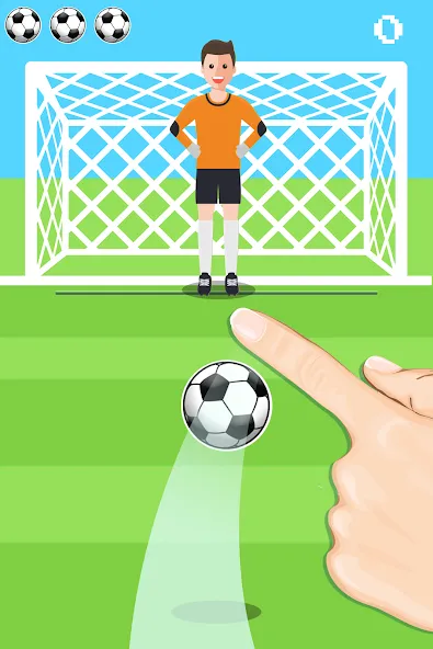 Penalty Shootout Game Offline (Пенальти игра без подключения к интернету)  [МОД Много монет] Screenshot 5