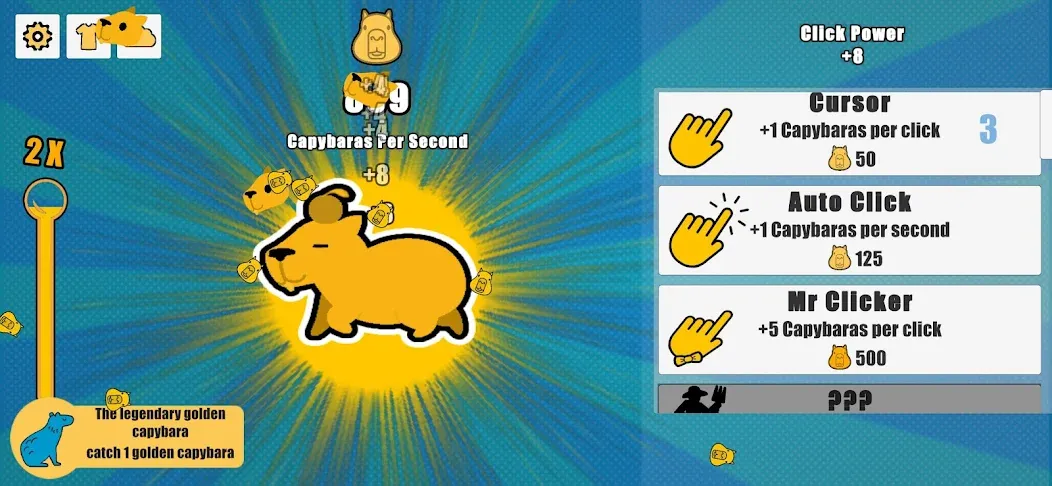 Capybara Clicker (Капибара Кликер)  [МОД Unlocked] Screenshot 2