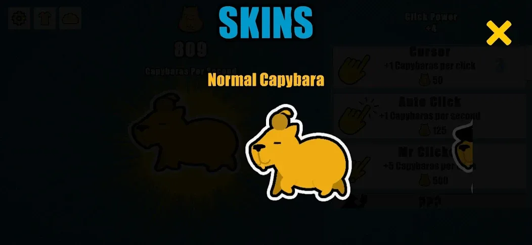 Capybara Clicker (Капибара Кликер)  [МОД Unlocked] Screenshot 3