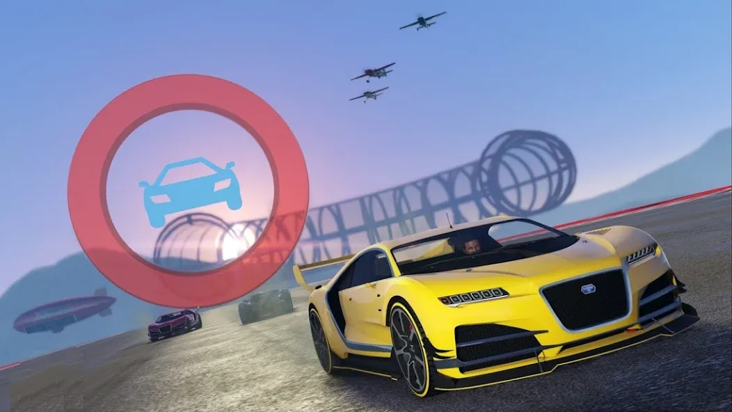 Mega Ramp Car Offline Games  [МОД Menu] Screenshot 1