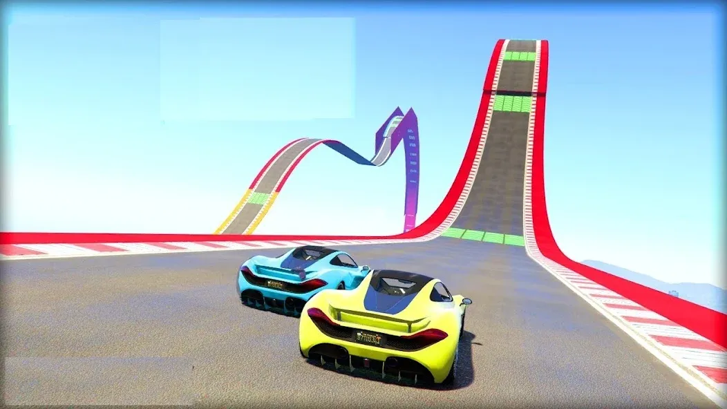 Mega Ramp Car Offline Games  [МОД Menu] Screenshot 2