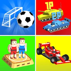 Взлом Cubic 2 3 4 Player Games (убик 2 3 4)  [МОД Unlimited Money] - стабильная версия apk на Андроид