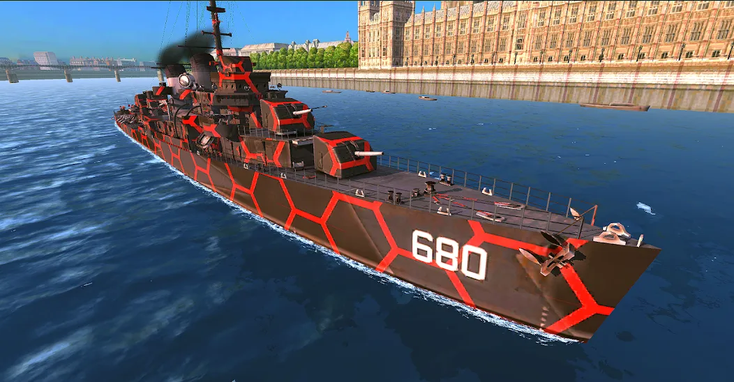 Battle of Warships: Online (Баттл оф Уоршипс)  [МОД Mega Pack] Screenshot 1