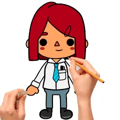 Взлом How to draw Toca  [МОД Бесконечные деньги] - последняя версия apk на Андроид