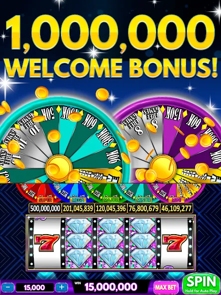 Spin Vegas Slots: Slot Games (Спин Вегас слоты)  [МОД Menu] Screenshot 1