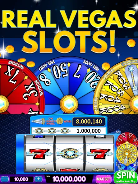 Spin Vegas Slots: Slot Games (Спин Вегас слоты)  [МОД Menu] Screenshot 4