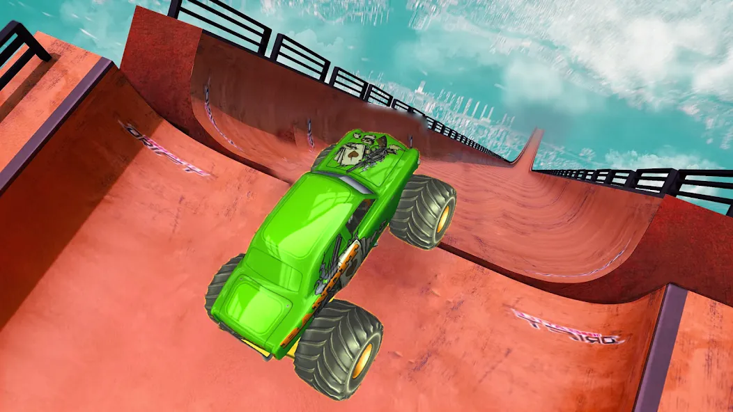 Monster Truck Car Game 3d (Монстр Трак Стант)  [МОД Много монет] Screenshot 4