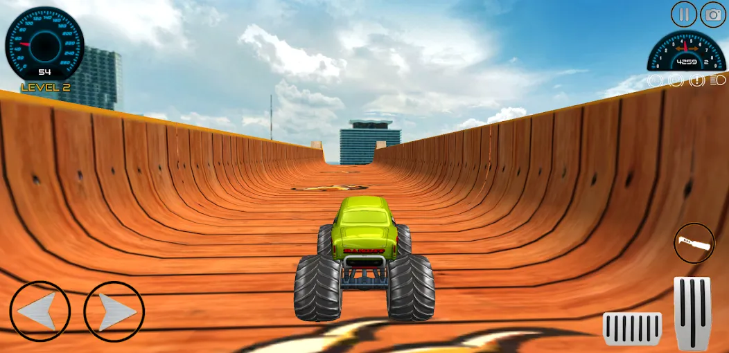 Monster Truck Car Game 3d (Монстр Трак Стант)  [МОД Много монет] Screenshot 5