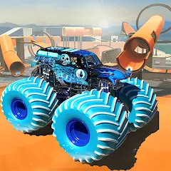 Взлом Monster Truck Car Game 3d (Монстр Трак Стант)  [МОД Много монет] - полная версия apk на Андроид