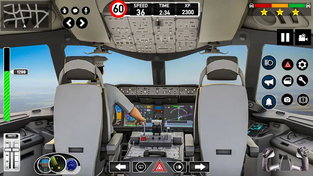 Plane Pilot Flight Simulator (Плейн Пилот Флайт Симулятор)  [МОД Unlimited Money] Screenshot 1