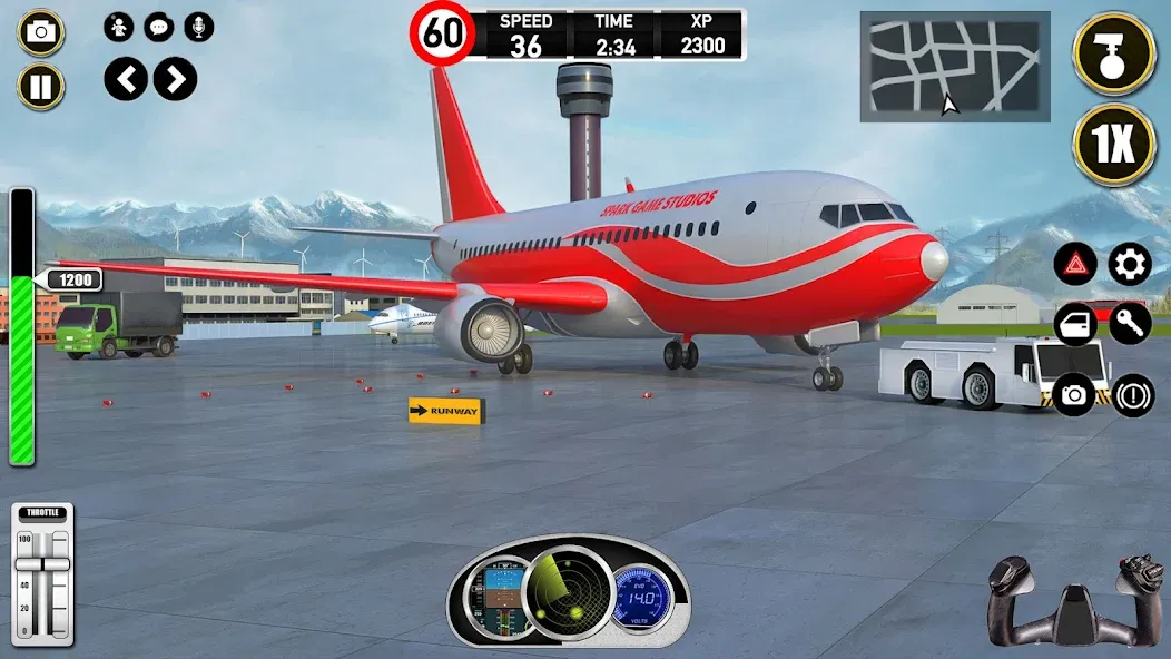 Plane Pilot Flight Simulator (Плейн Пилот Флайт Симулятор)  [МОД Unlimited Money] Screenshot 5