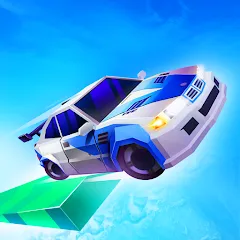 Взломанная Ramp Racing 3D — Extreme Race  [МОД Бесконечные деньги] - стабильная версия apk на Андроид