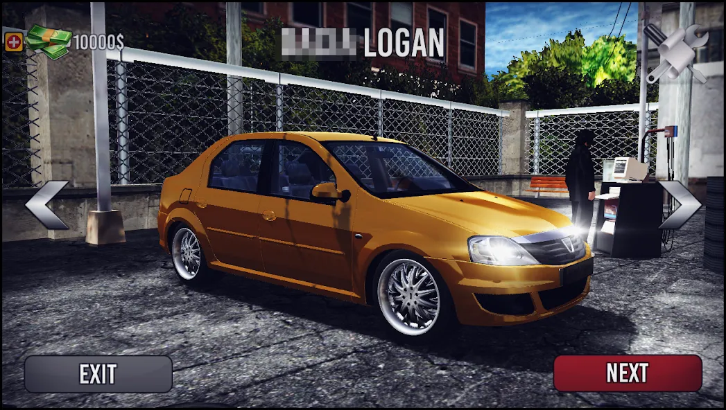 Logan Drift Simulator (Логан Дрифт Симулятор)  [МОД Бесконечные монеты] Screenshot 1