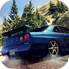 Скачать взлом Skyline Drift Simulator (Скайлайн Дрифт Симулятор)  [МОД Menu] - стабильная версия apk на Андроид