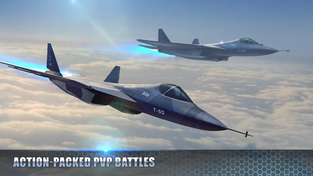 Modern Warplanes: PvP Warfare (Модерн Варплейнс)  [МОД Много монет] Screenshot 1