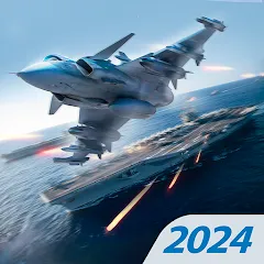 Взломанная Modern Warplanes: PvP Warfare (Модерн Варплейнс)  [МОД Много монет] - стабильная версия apk на Андроид