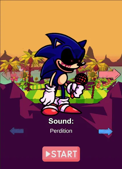 FNF SONIKK.EXE 3.0  Mod Test  [МОД Меню] Screenshot 1
