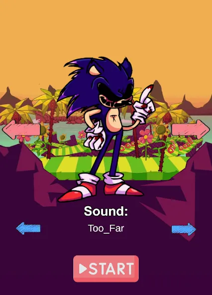 FNF SONIKK.EXE 3.0  Mod Test  [МОД Меню] Screenshot 2