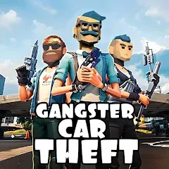 Скачать взлом Gangster Car Theft Games (Гангстерская автомобильная война игр)  [МОД Все открыто] - полная версия apk на Андроид