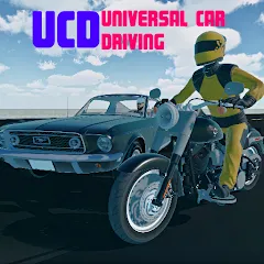 Скачать взломанную Universal Car Driving (Юниверсал Кар Драйвинг)  [МОД Много денег] - полная версия apk на Андроид