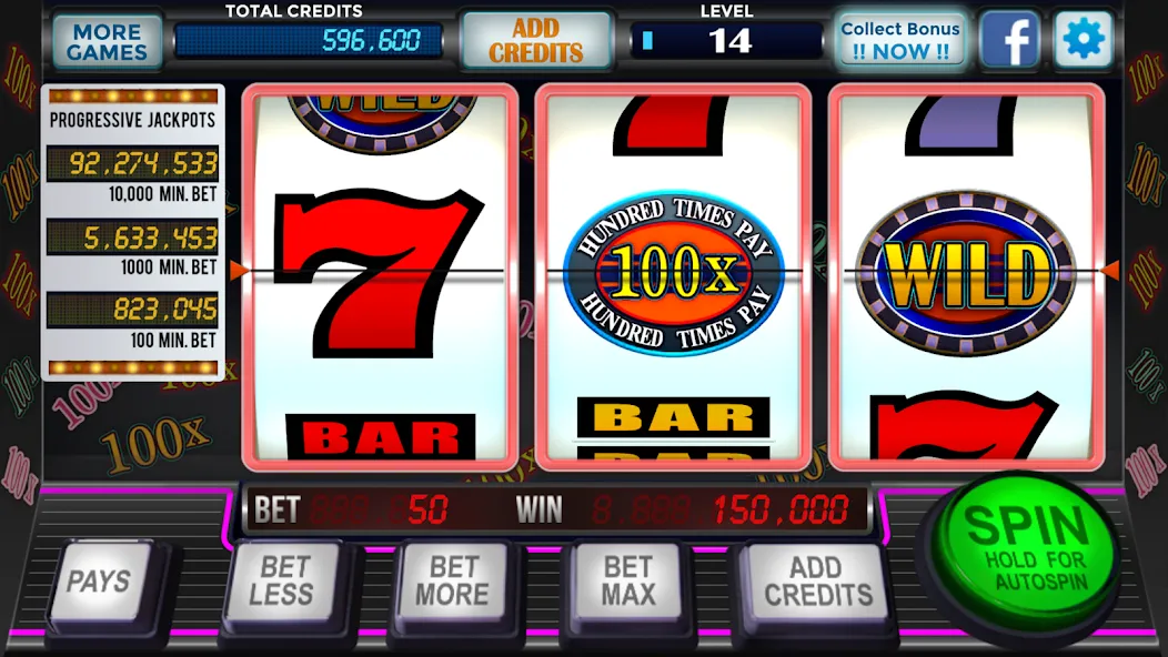 777 Slots Casino Classic Slots (Слоты Казино Классические Слоты)  [МОД Menu] Screenshot 1