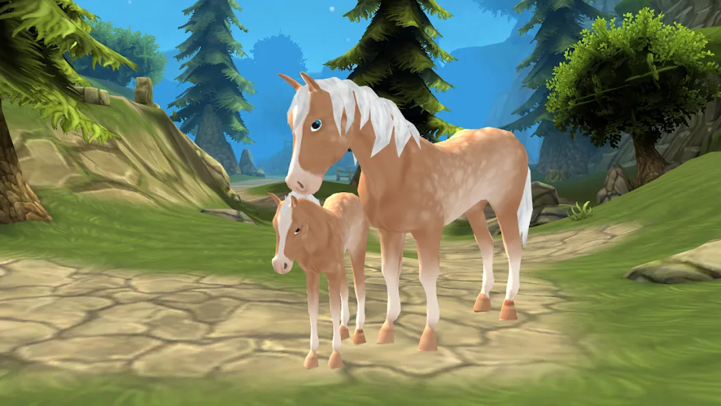 Horse Paradise: My Dream Ranch  [МОД Бесконечные деньги] Screenshot 4