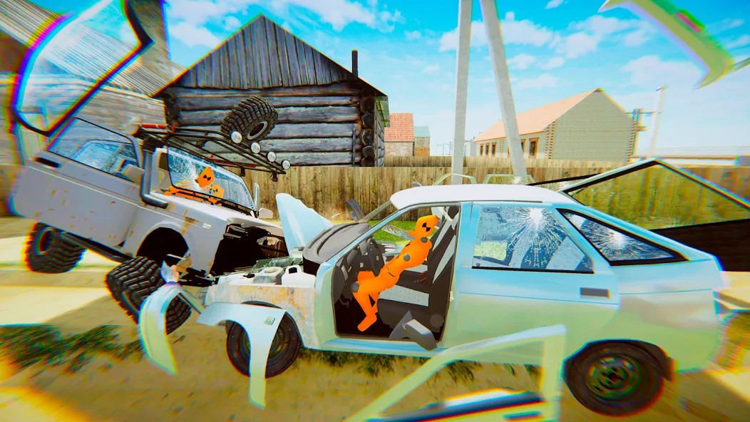 VAZ Crash Test Simulator 2  [МОД Все открыто] Screenshot 2