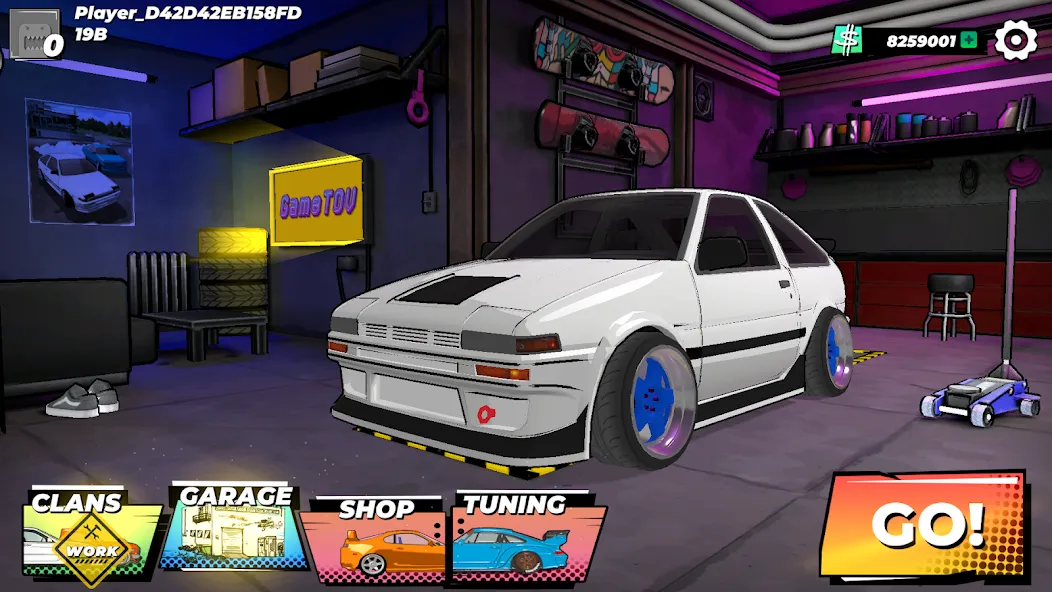 Drift King: Online (Дрифт Кинг)  [МОД Много денег] Screenshot 2