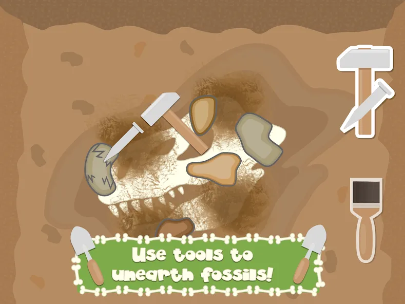 Dino Fossil Dig - Jurassic Adv (Дино Фоссил Диг)  [МОД Unlocked] Screenshot 3