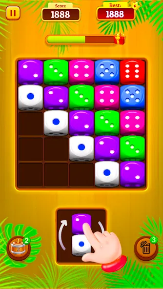 Dice Merge: Dice Mania Game (Дайс Мердж)  [МОД Бесконечные деньги] Screenshot 3