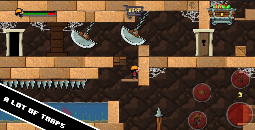 Dan the Dungeon Digger (Дэн Данжн Диггер)  [МОД Много монет] Screenshot 1