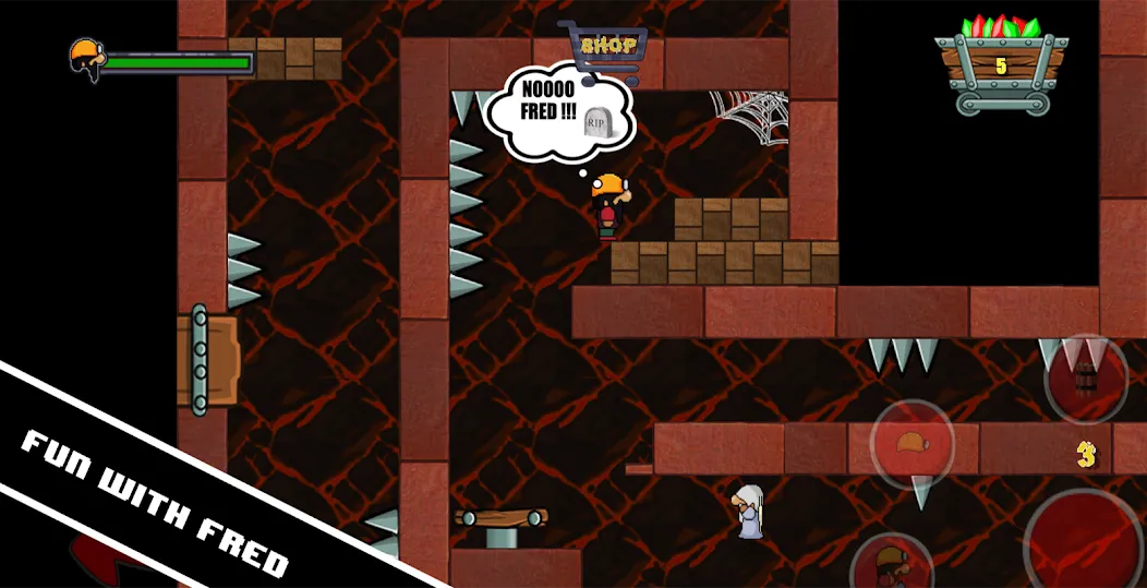 Dan the Dungeon Digger (Дэн Данжн Диггер)  [МОД Много монет] Screenshot 4