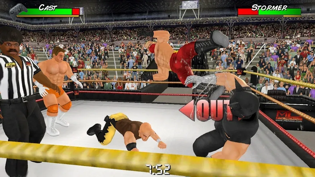 Wrestling Empire (Рестлинг Импайр)  [МОД Unlimited Money] Screenshot 1