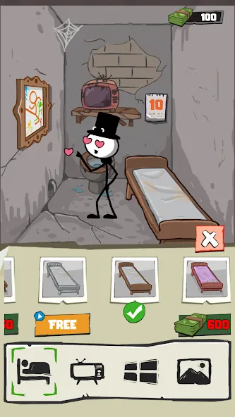 Prison Break: Stick Story (Призон Брейк)  [МОД Бесконечные деньги] Screenshot 3