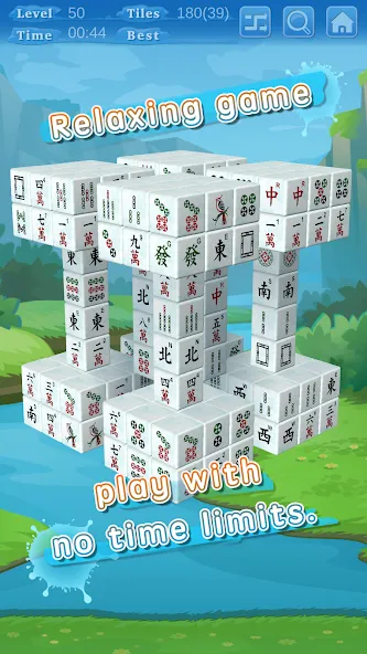 Stacker Mahjong 3D (Стаккер Маджонг 3Д)  [МОД Все открыто] Screenshot 4