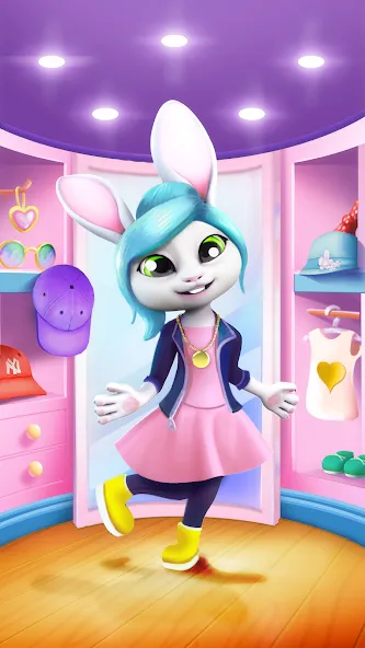 Bu Bunny - Cute pet care game  [МОД Меню] Screenshot 5