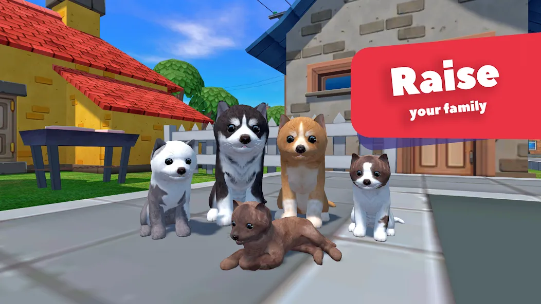 Dog Simulator - Animal Life  [МОД Бесконечные деньги] Screenshot 1