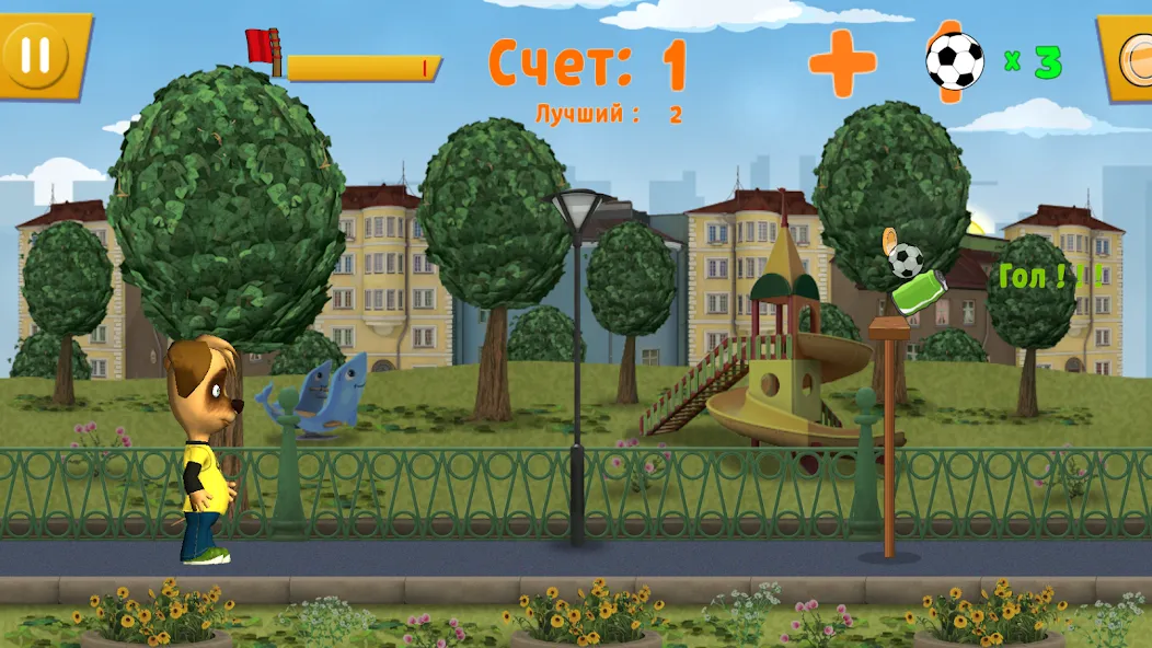 Pooches: Street Soccer  [МОД Много денег] Screenshot 1