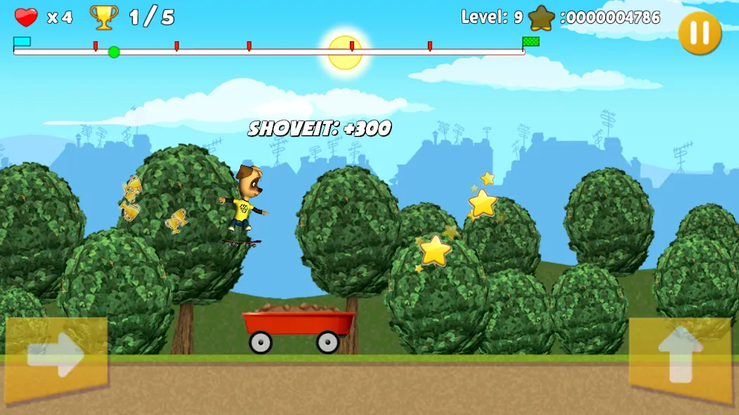 Pooches: Skateboard  [МОД Бесконечные монеты] Screenshot 5