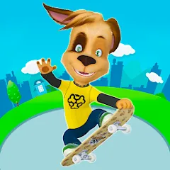 Взлом Pooches: Skateboard  [МОД Бесконечные монеты] - полная версия apk на Андроид