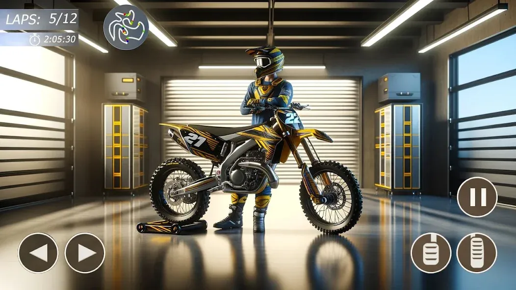 MX Bikes: Motocross Dirt bikes  [МОД Все открыто] Screenshot 4