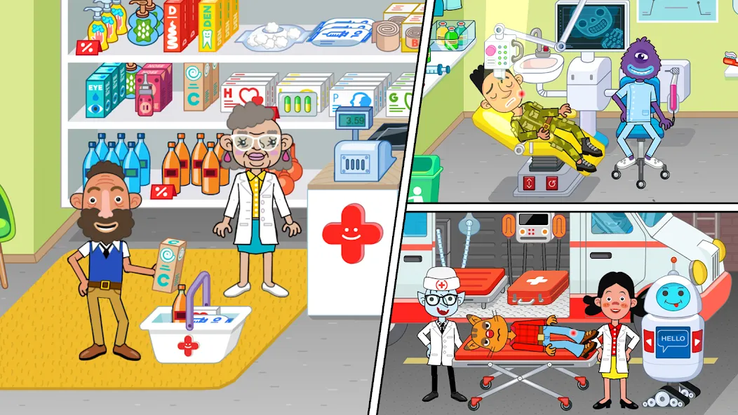 Pepi Hospital: Learn & Care (Пепи Хоспитал)  [МОД Unlimited Money] Screenshot 3