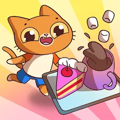 Скачать взломанную Simba Cafe  [МОД Mega Pack] - полная версия apk на Андроид