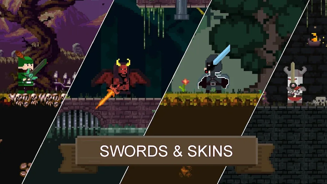 Rune Sword: Action Platformer (Руновый меч)  [МОД Бесконечные монеты] Screenshot 5