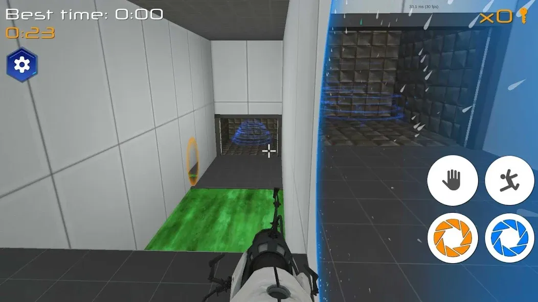 Portal Maze 2 game 3D aperture  [МОД Бесконечные монеты] Screenshot 3