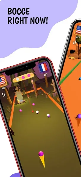 Bocce Ball 3D: Nations League (Бочче Болл 3Д)  [МОД Unlimited Money] Screenshot 1