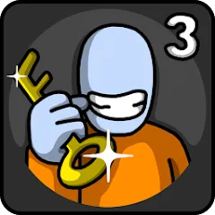 Взлом One Level 3 Stickman Jailbreak (Один Уровень 3)  [МОД Много монет] - стабильная версия apk на Андроид