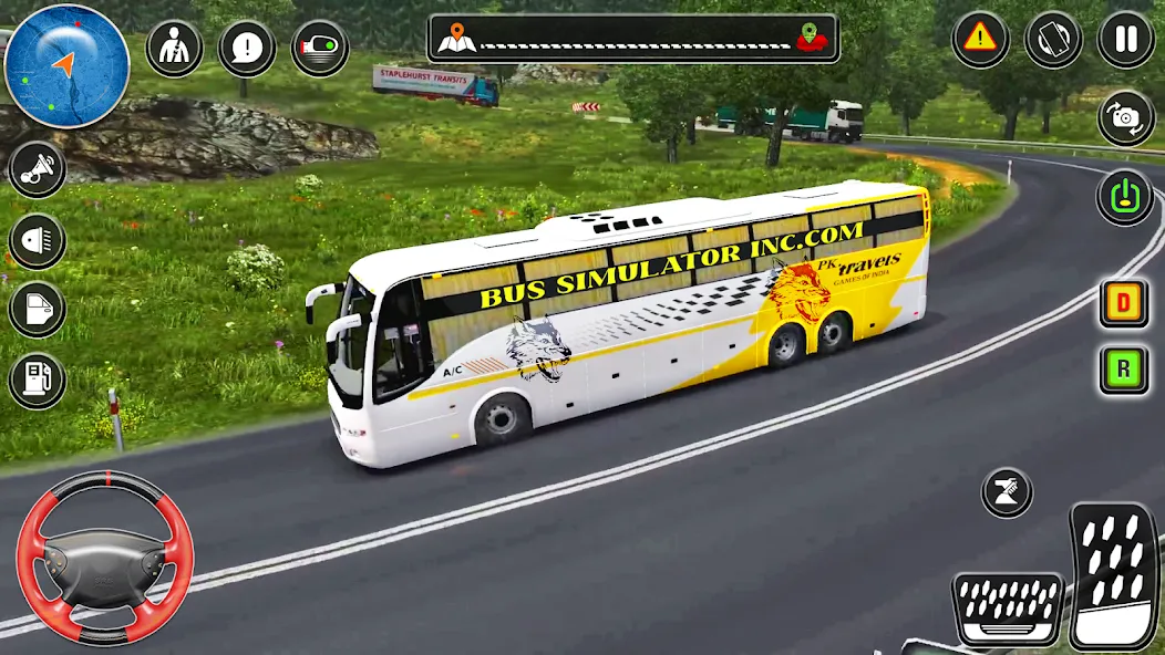 City Coach Bus City Bus Games  [МОД Много монет] Screenshot 4