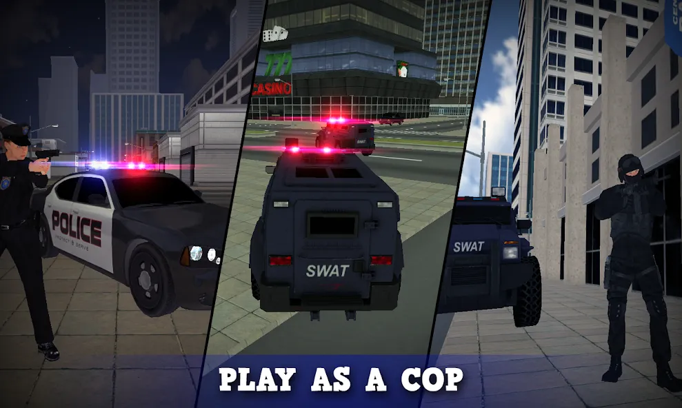 Justice Rivals 3 Cops&Robbers  [МОД Unlimited Money] Screenshot 1