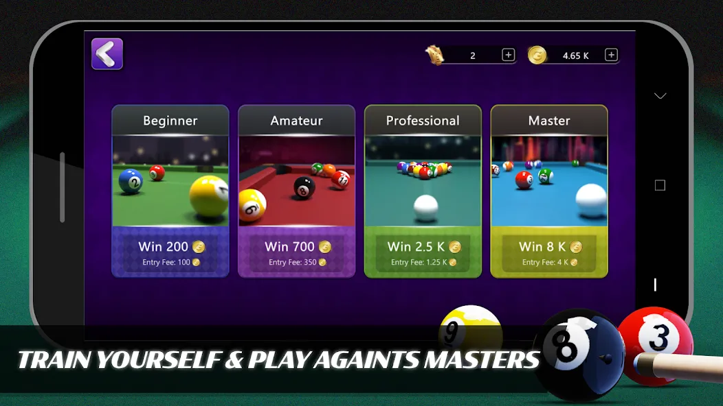 8 Ball Billiards Offline Pool (Балл Бильярд Оффлайн Пул)  [МОД Mega Pack] Screenshot 2